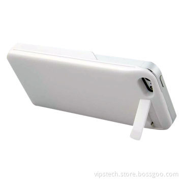 2,000mAh Power Pack for iPhone 5 with Stand and 5V DC Input